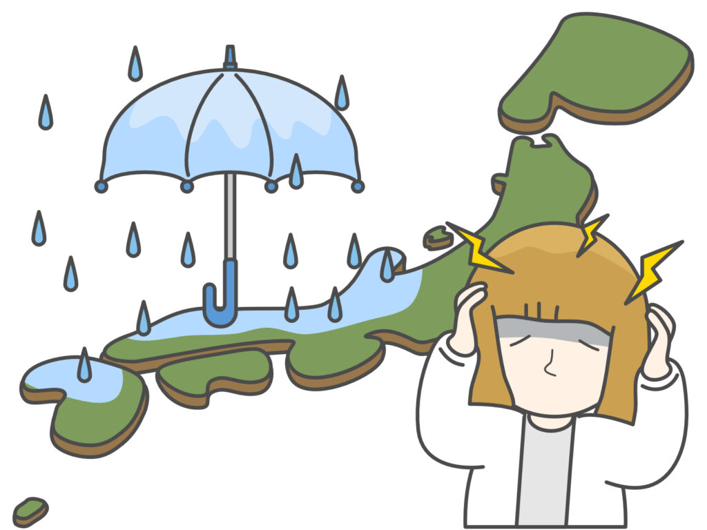 気象病、天気頭痛について